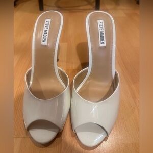 Steve Madden Cream Women's Mules